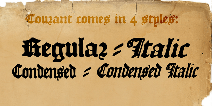 Courant Font Poster #3