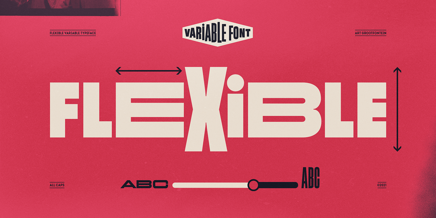 Flexible Font Poster