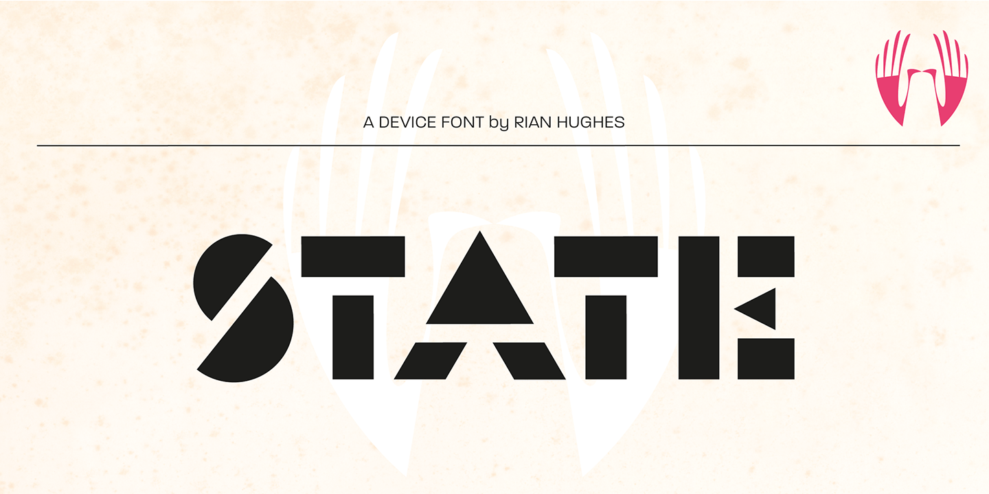 State Font Poster #1