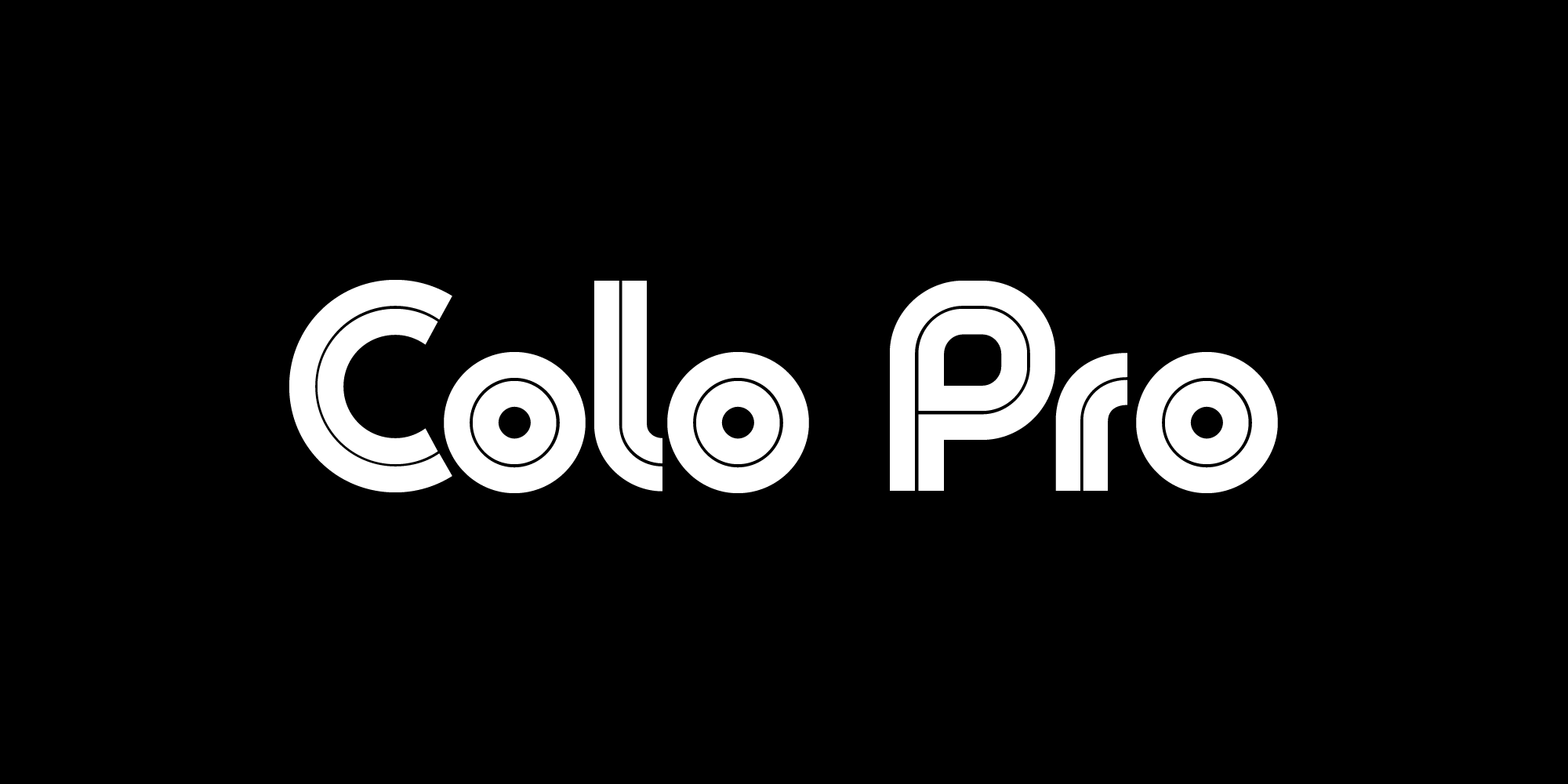 Colo Pro Font Poster #1