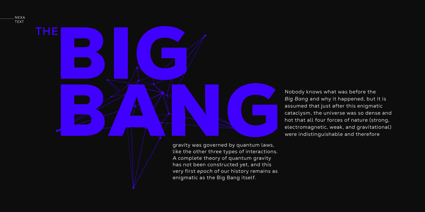 Nexa Font Poster #1