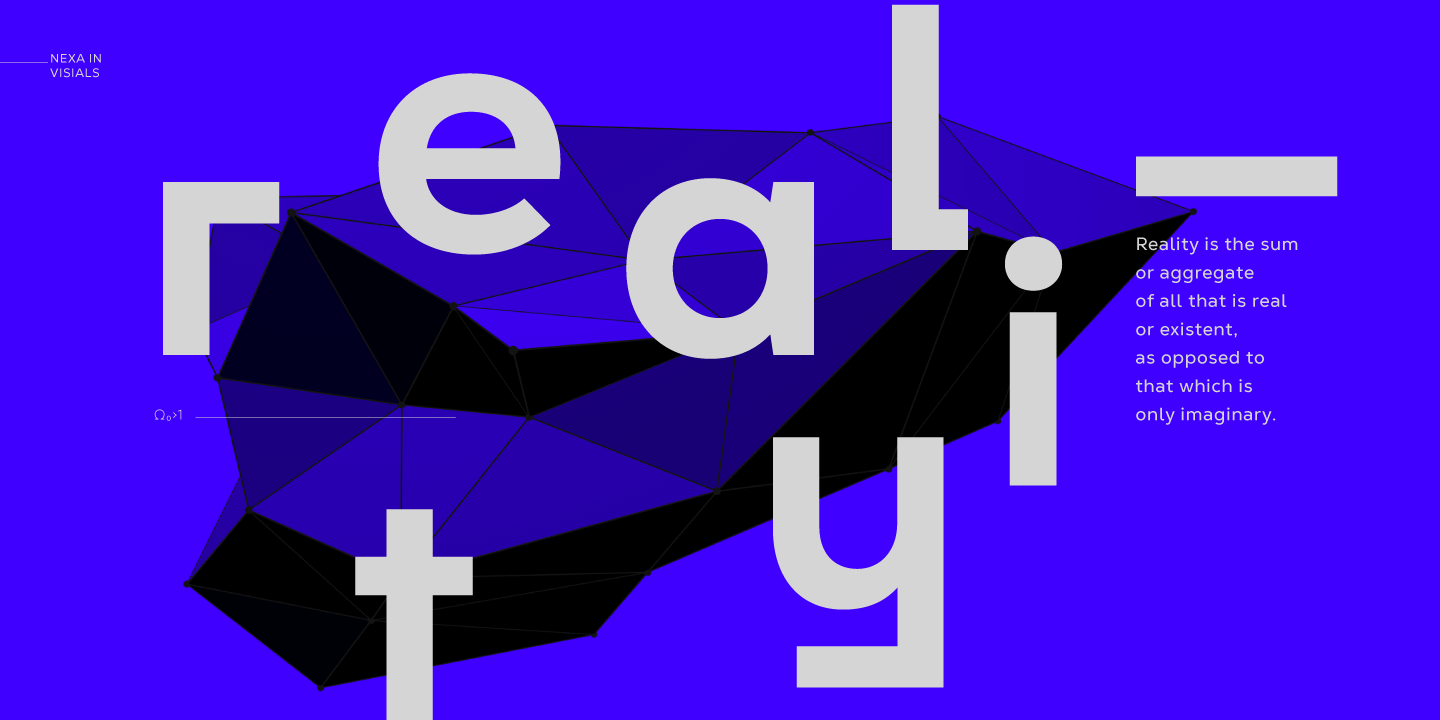 Nexa Font Poster #1