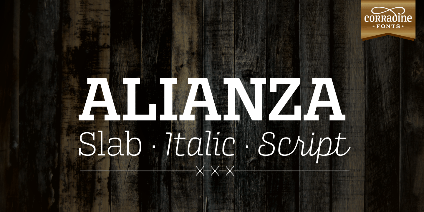 Alianza Font Poster #1