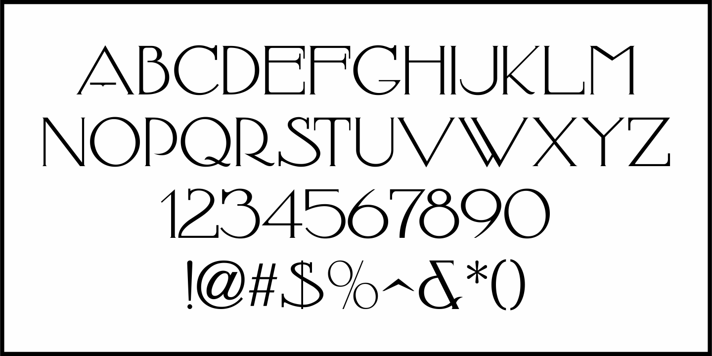 Movie Producer Font Poster #3