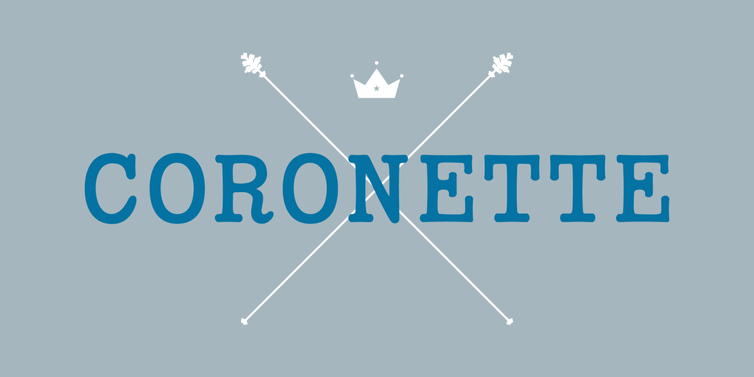 Coronette Font Poster #1