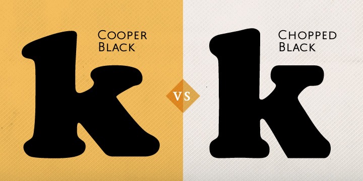 Chopped Black Font Poster #1