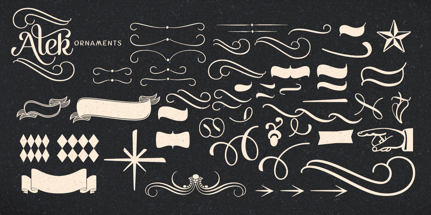 Alek Font Poster #1