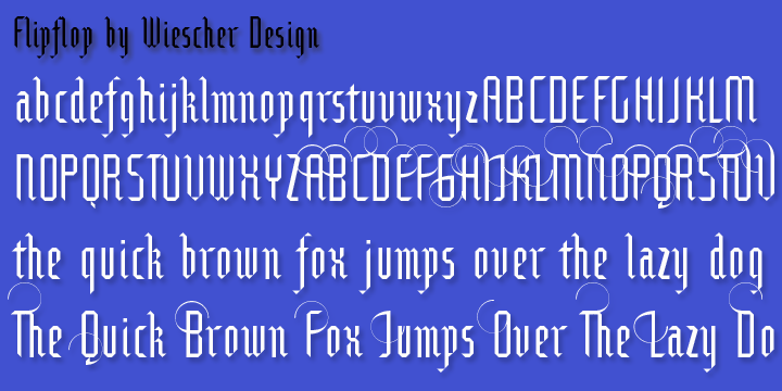 Flipflop Font Poster #1