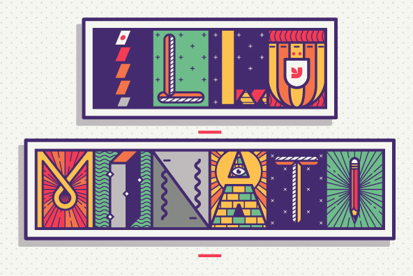 YWFT Illuminati Font Poster #1