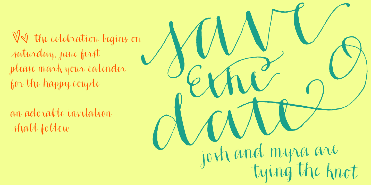 Ahra Font Poster #1