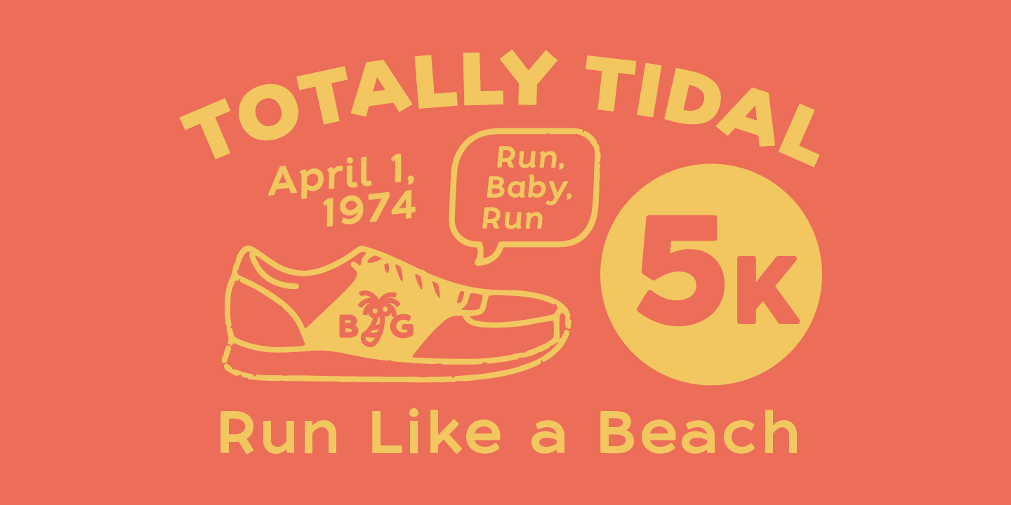 Tide Sans Font Poster #1
