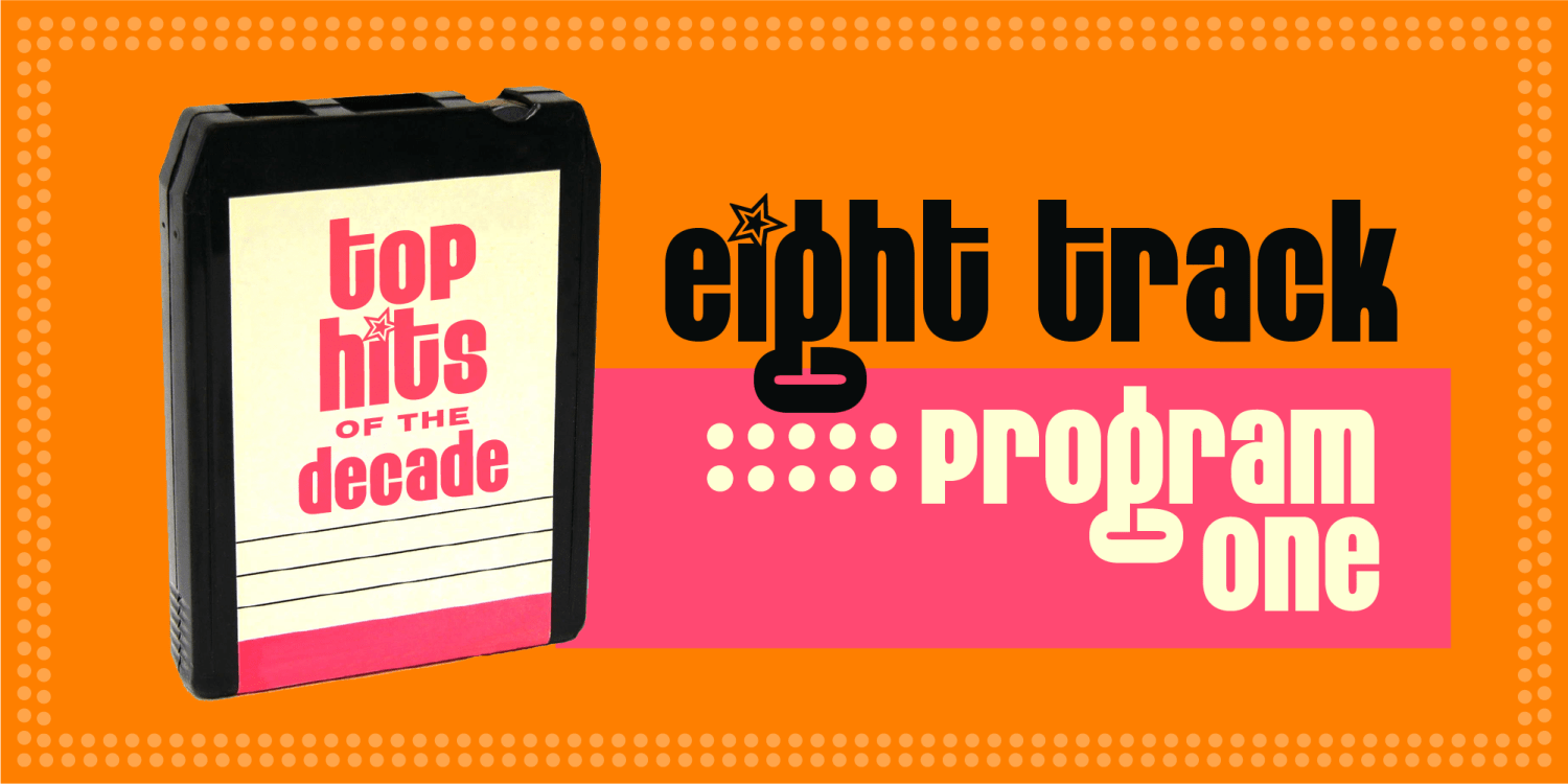 Eight Track Program Font Poster #1