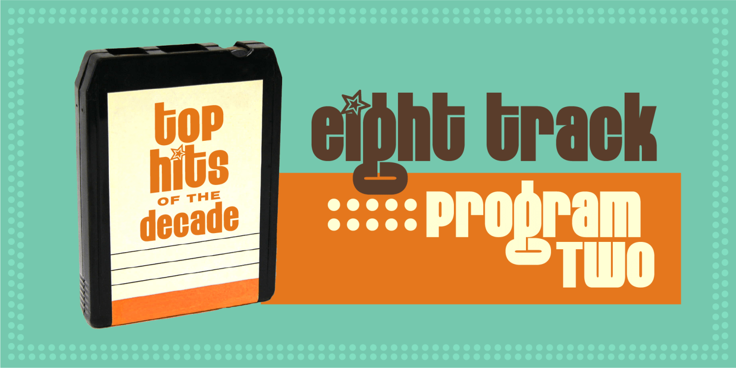 Eight Track Program Font Poster #1
