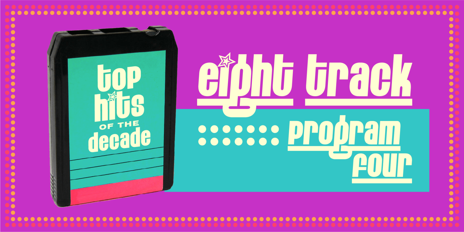 Eight Track Program Font Poster #1