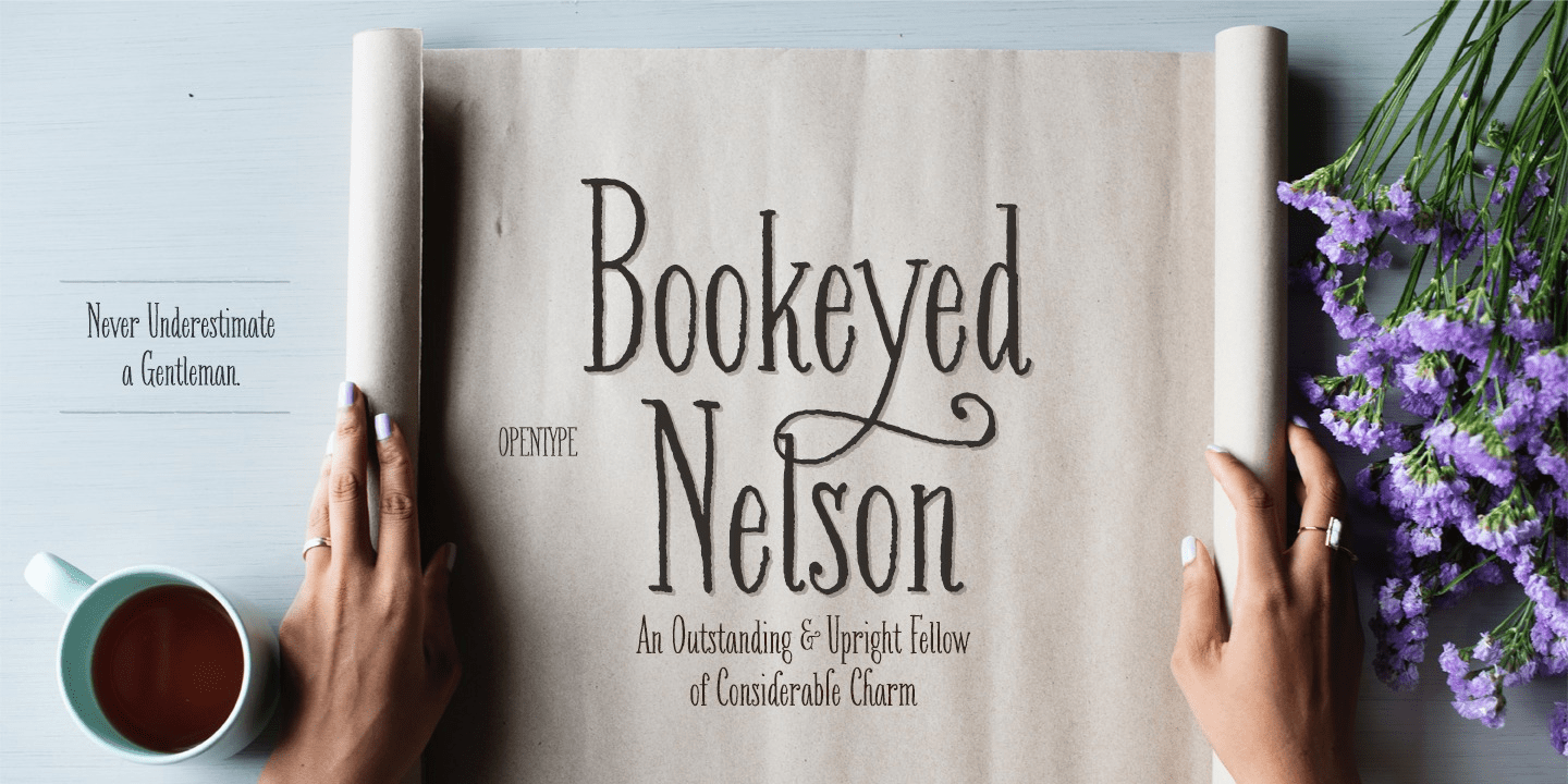 Bookeyed Nelson Font Poster #1