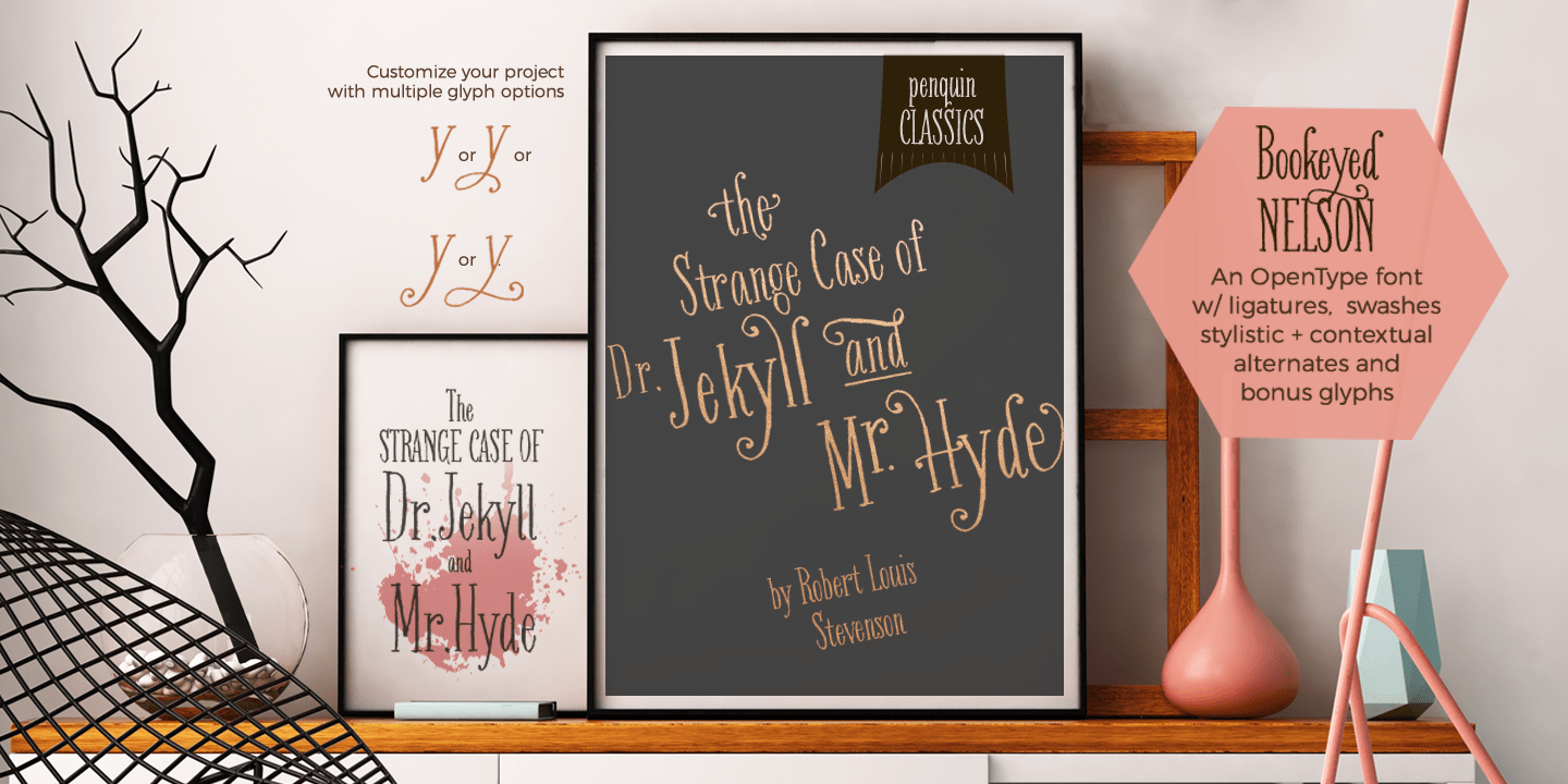 Bookeyed Nelson Font Poster #1