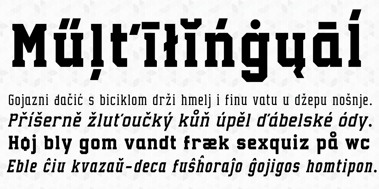 Collegium Font Poster #1