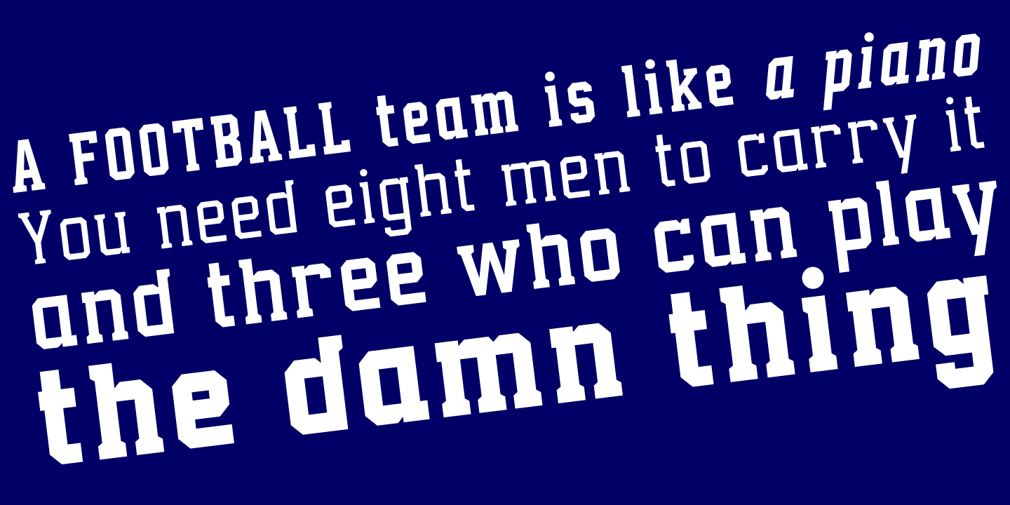 Collegium Font Poster #1