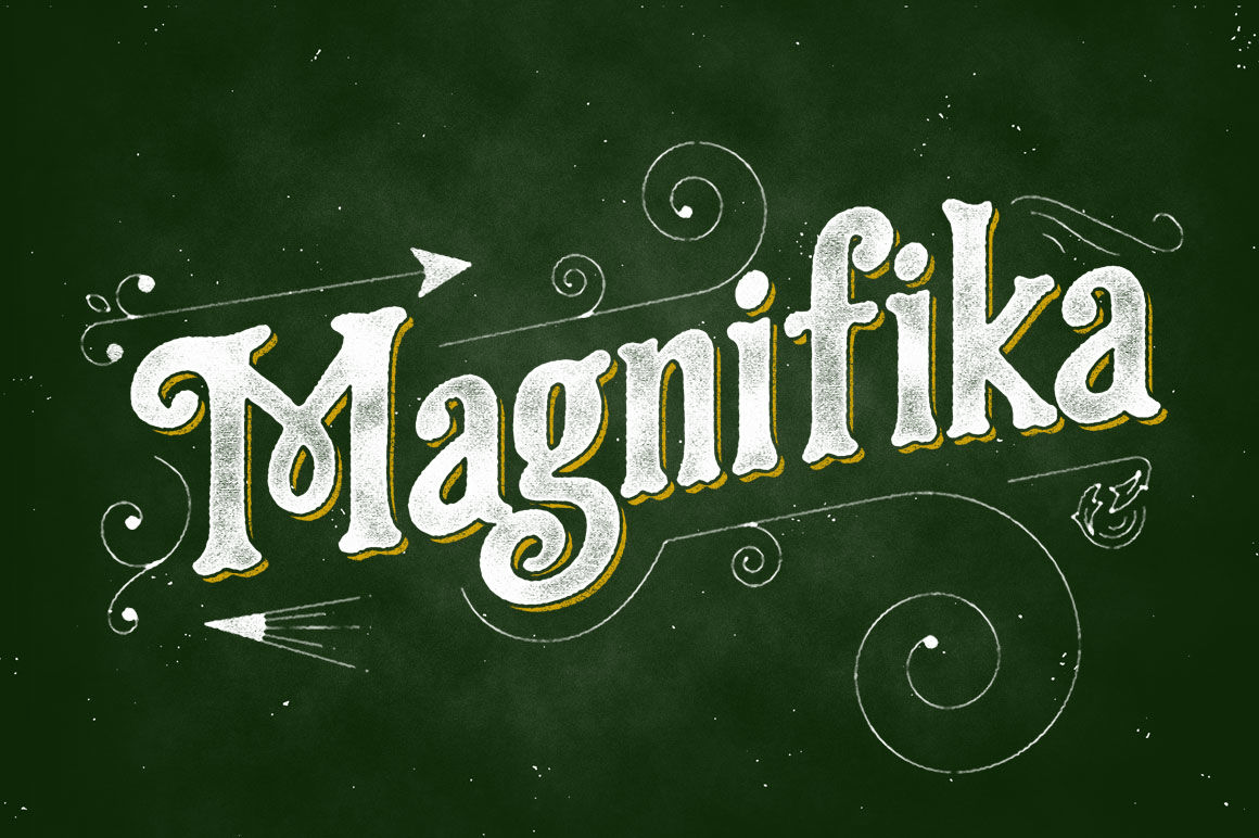 Magnifika Font Poster #1