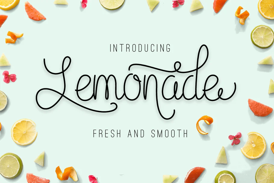 Lemonade Font Poster #1