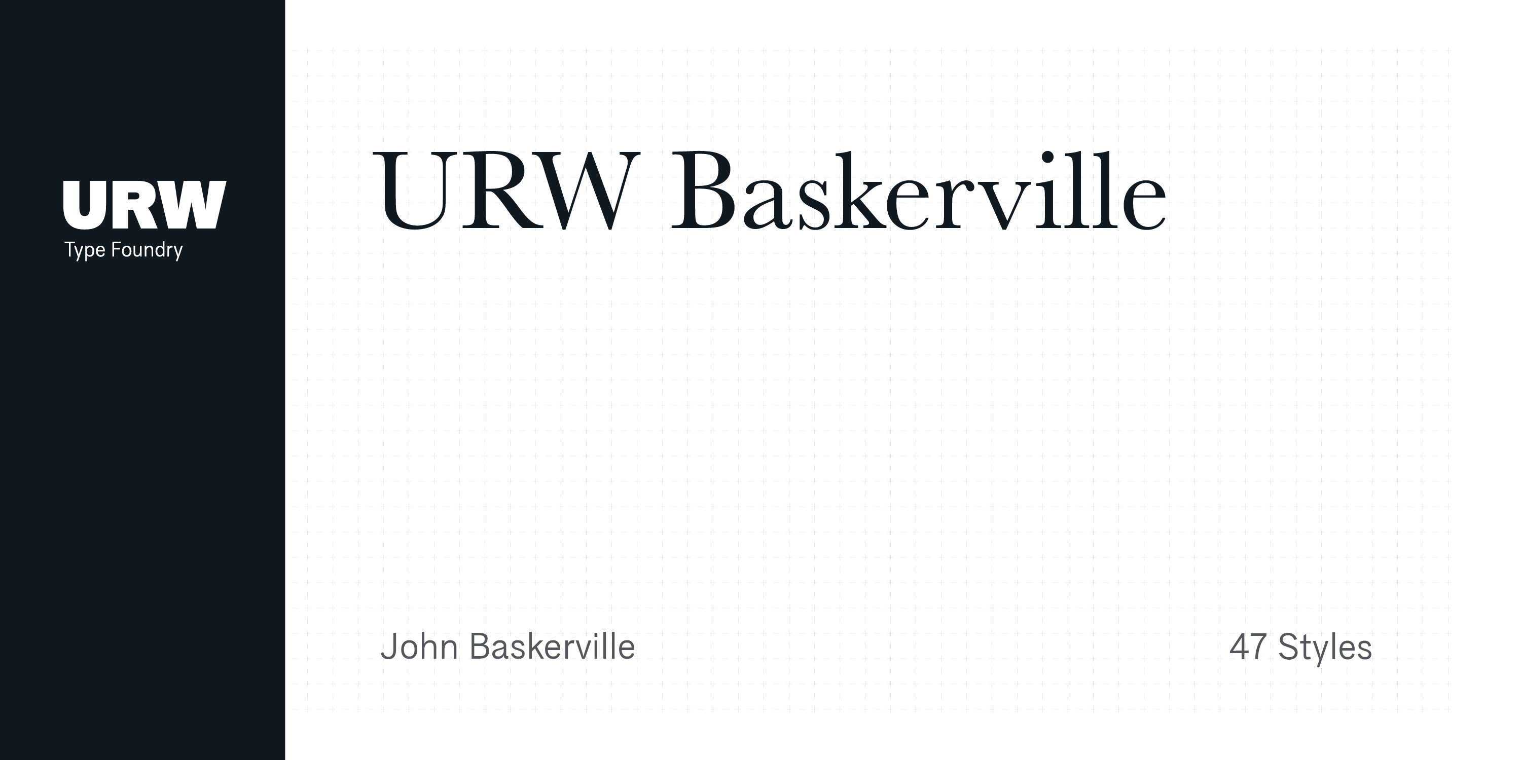 Baskerville Font Poster #1