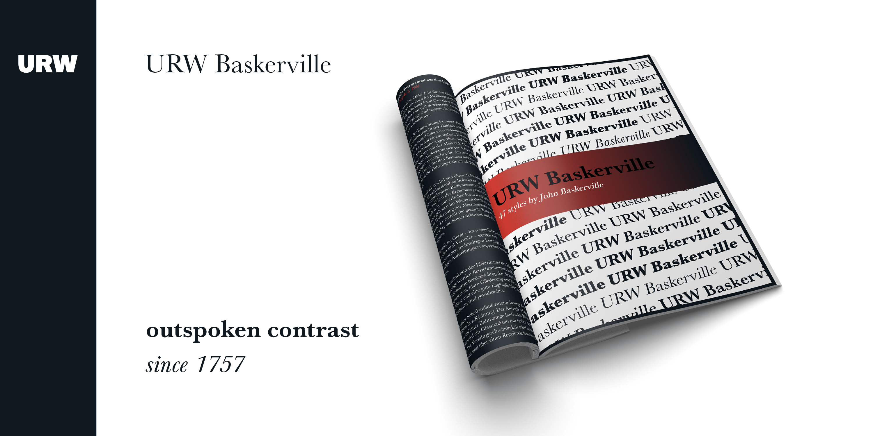 Baskerville Font Poster #1