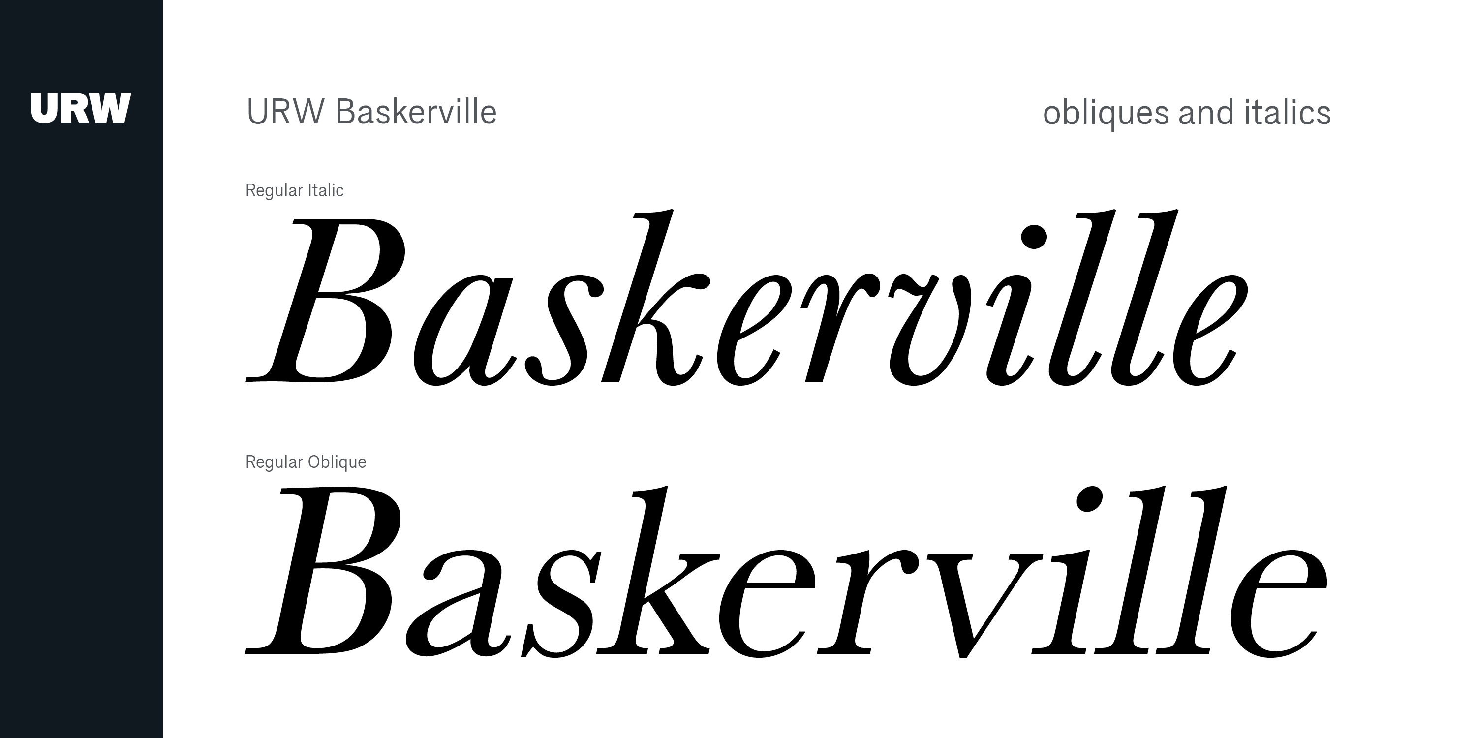 Baskerville Font Poster #1