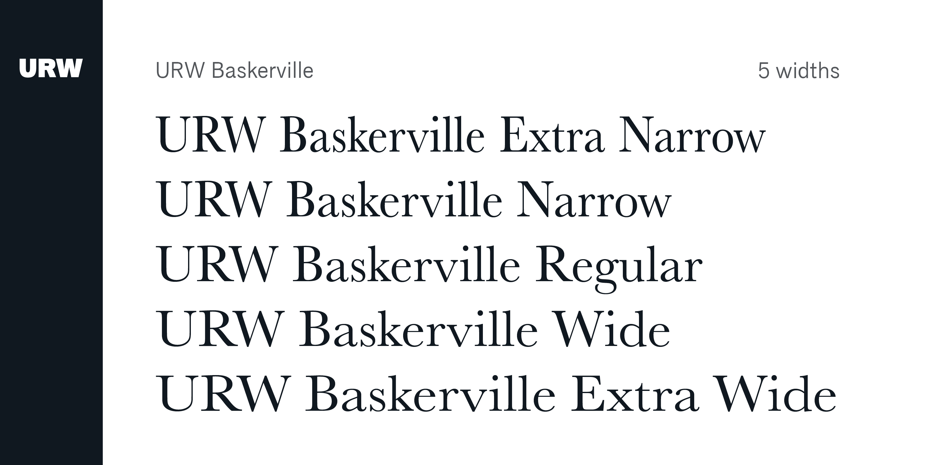 Baskerville Font Poster #1