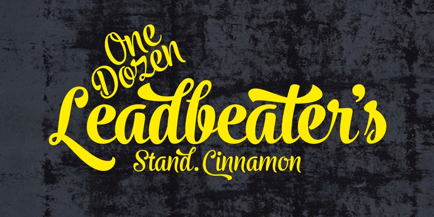 Monday Font Poster #1