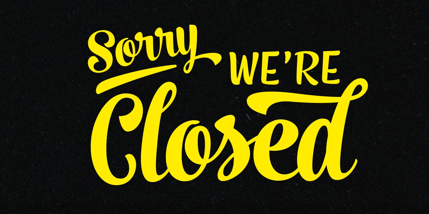 Monday Font Poster #1