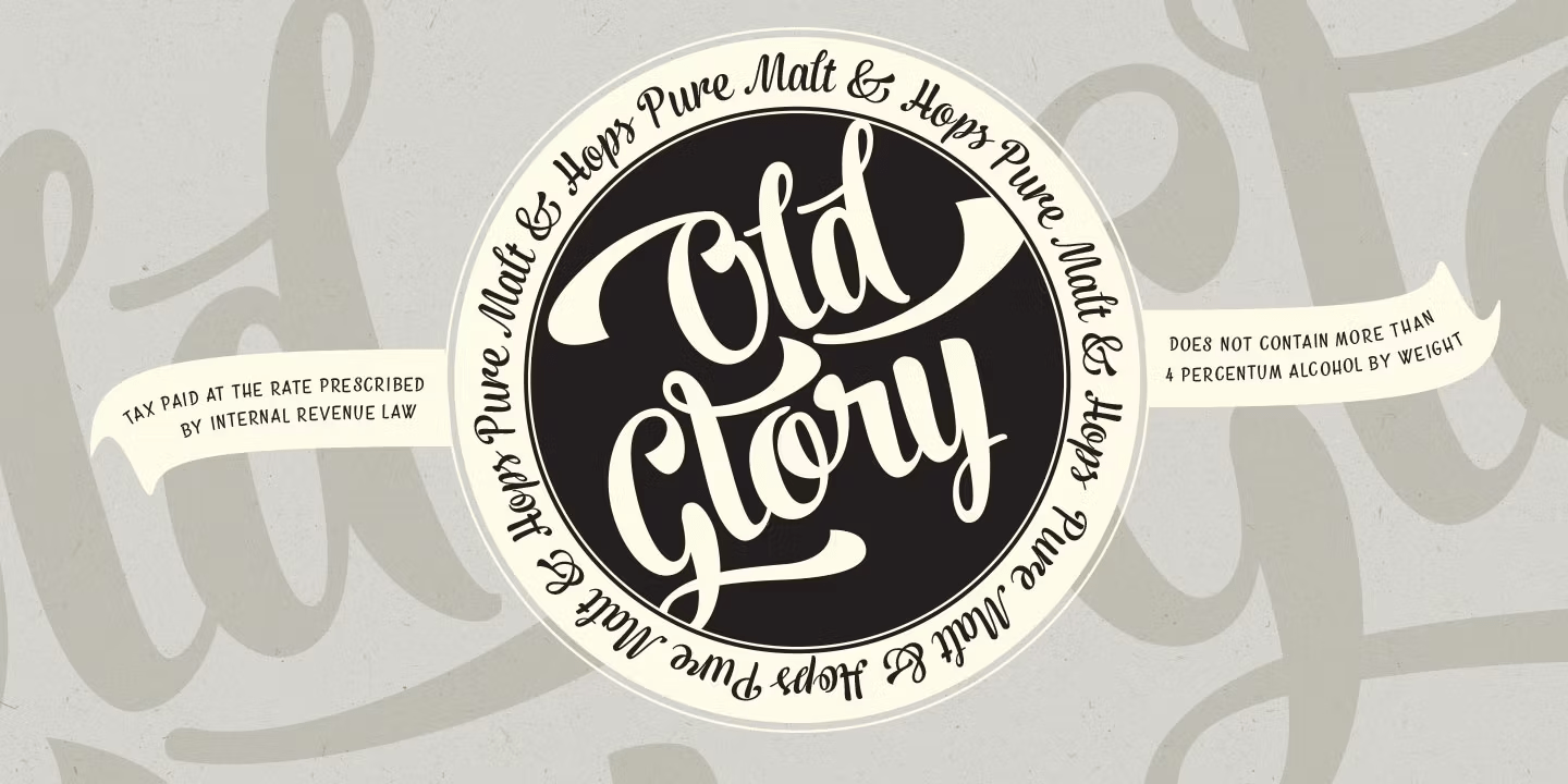 Monday Font Poster #1