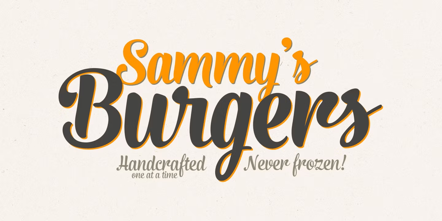 Monday Font Poster #1