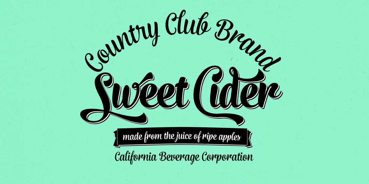 Monday Font Poster #1