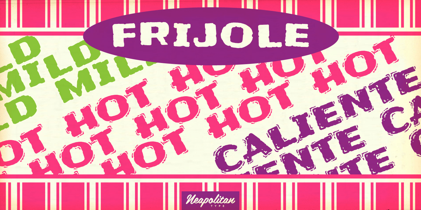 Frijoles Font Poster #1