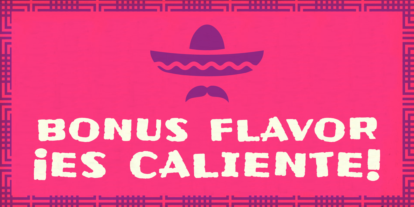 Frijoles Font Poster #3