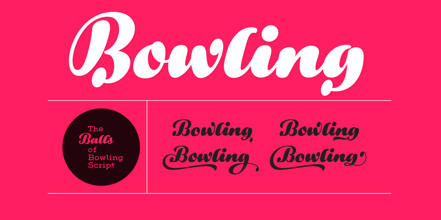 Bowling Script Poster