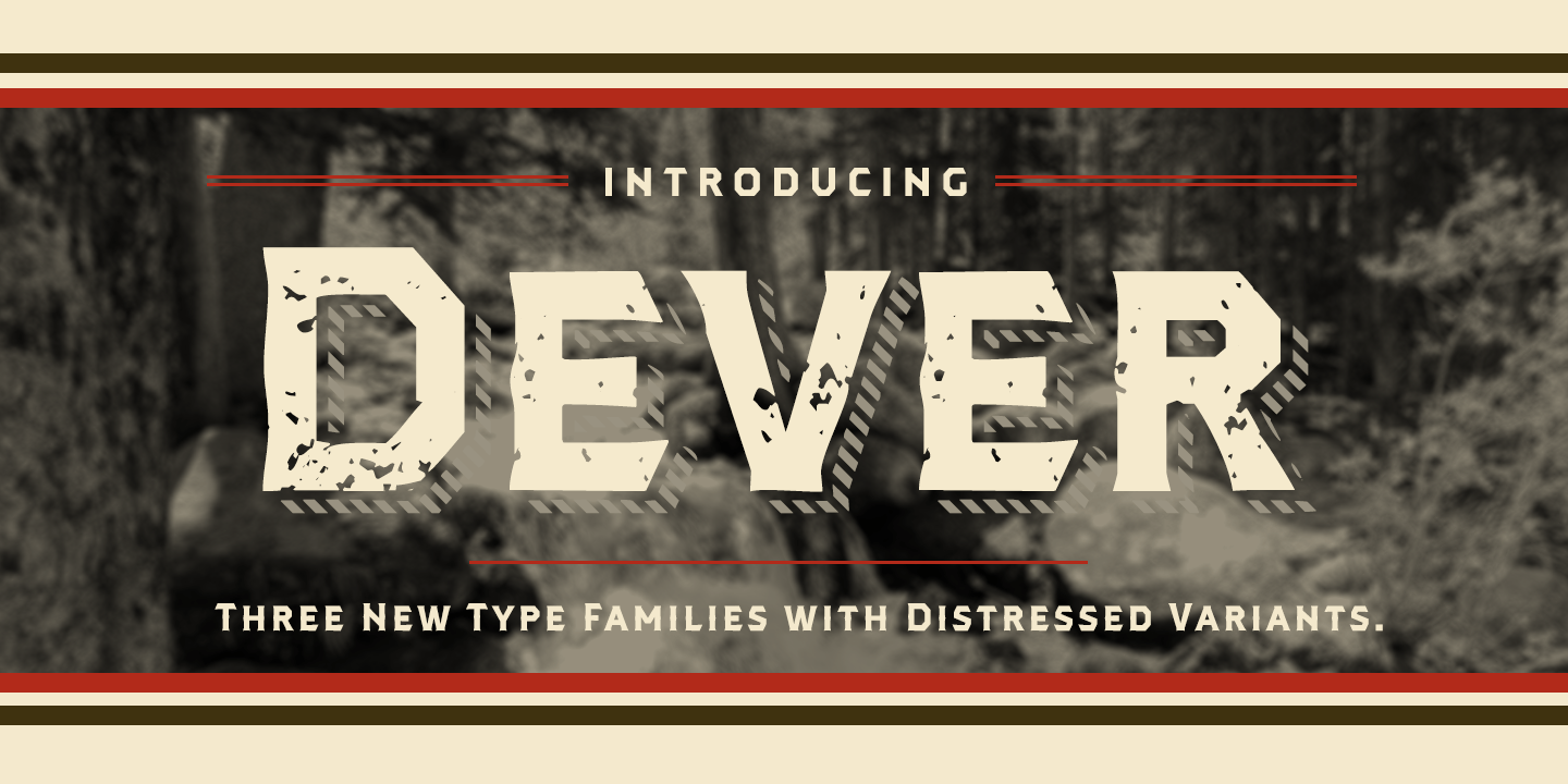 Dever Font Poster #1