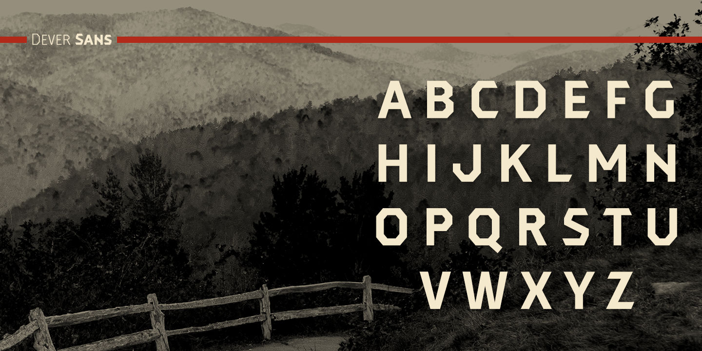 Dever Font Poster #1
