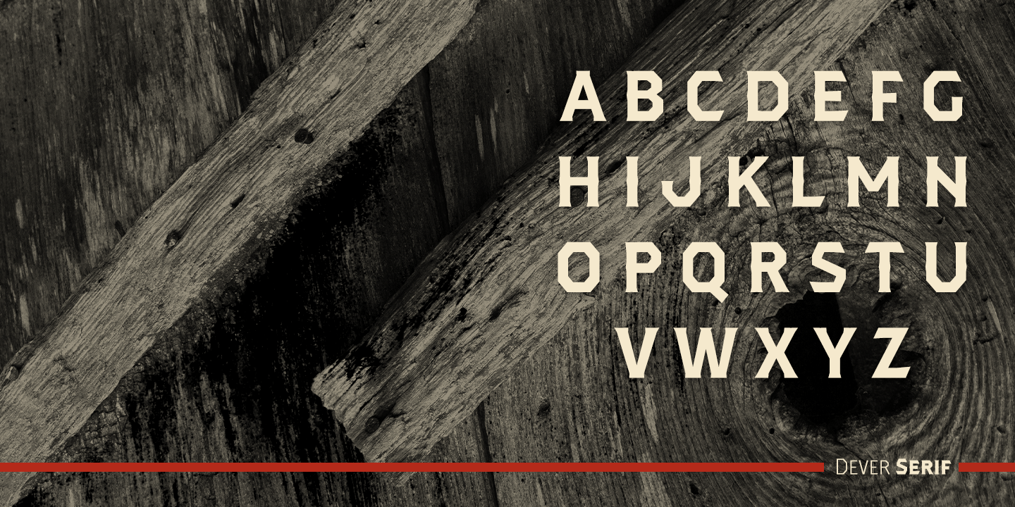 Dever Font Poster #1