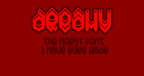 Dreamy Font Poster #1
