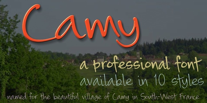 Camy Font Poster #1