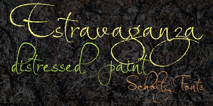Estravaganza Font Poster #1