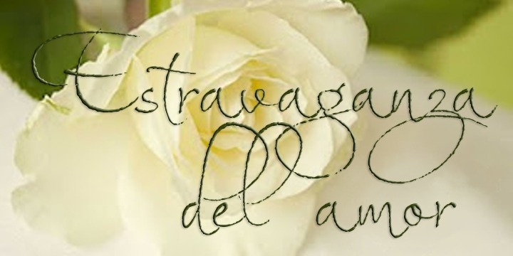 Estravaganza Font Poster #1
