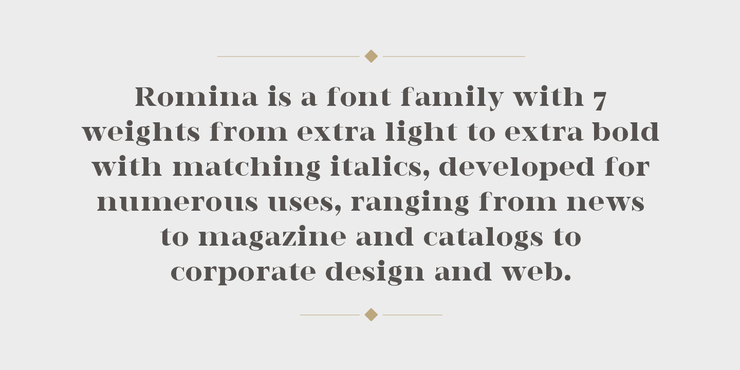 Romina Font Poster #1