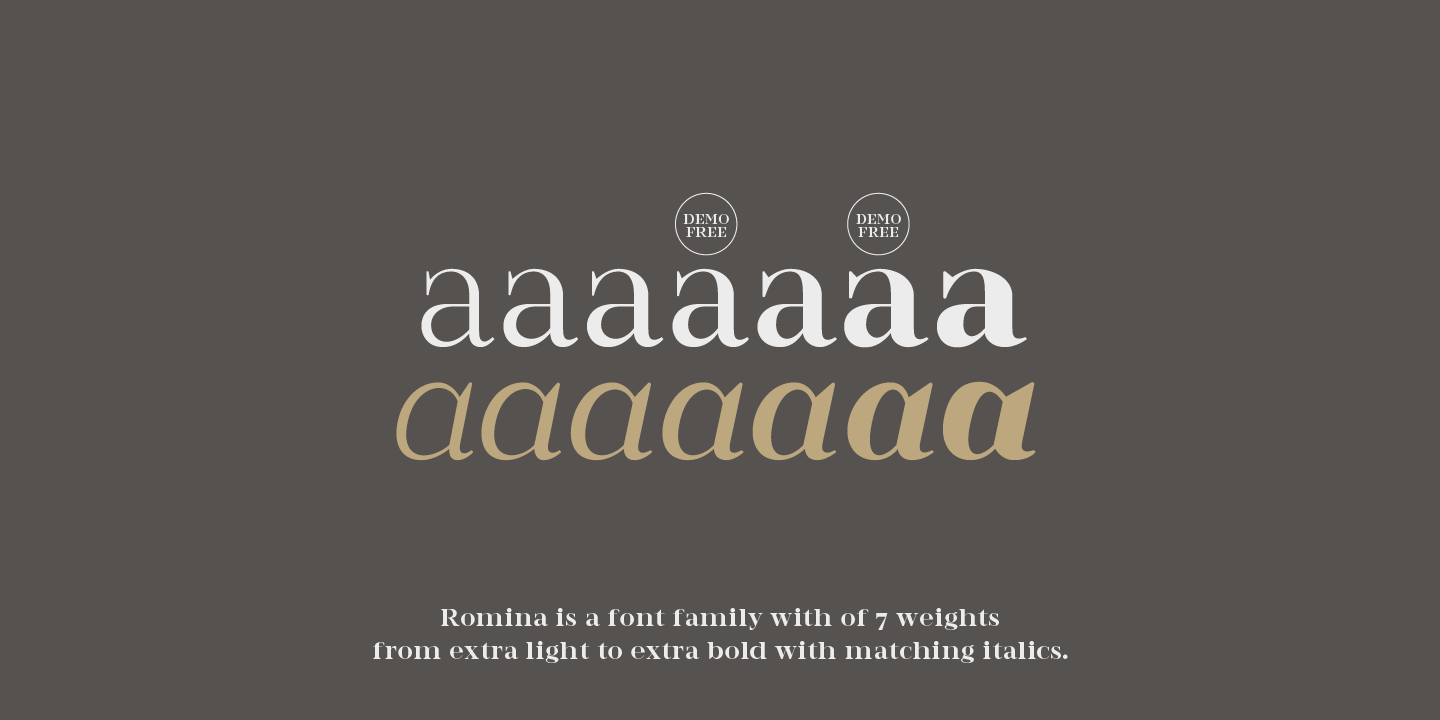 Romina Font Poster #1