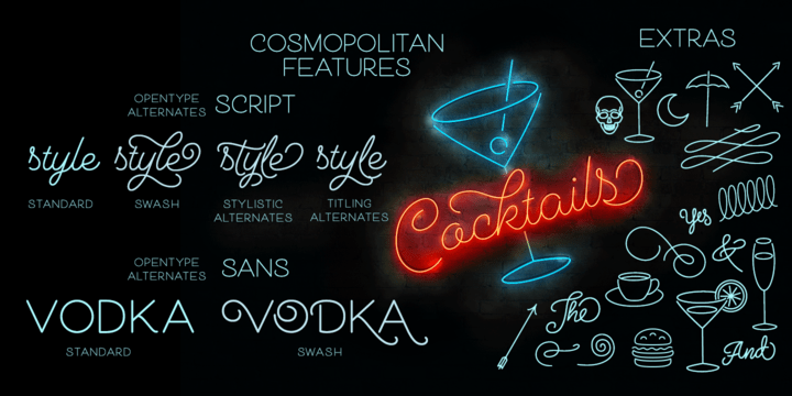 Cosmopolitan Font Poster #1