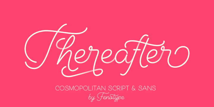 Cosmopolitan Font Poster #1