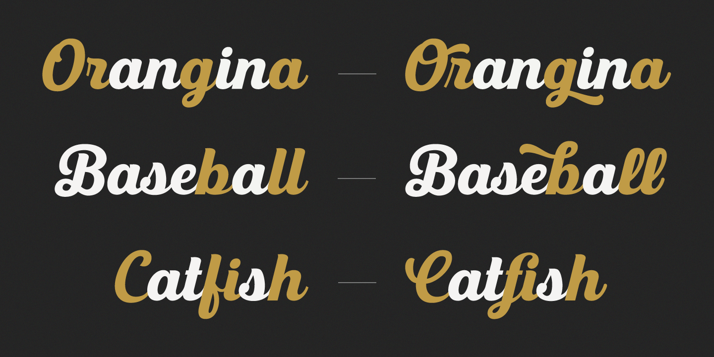 UT Triumph Script Font Poster #1