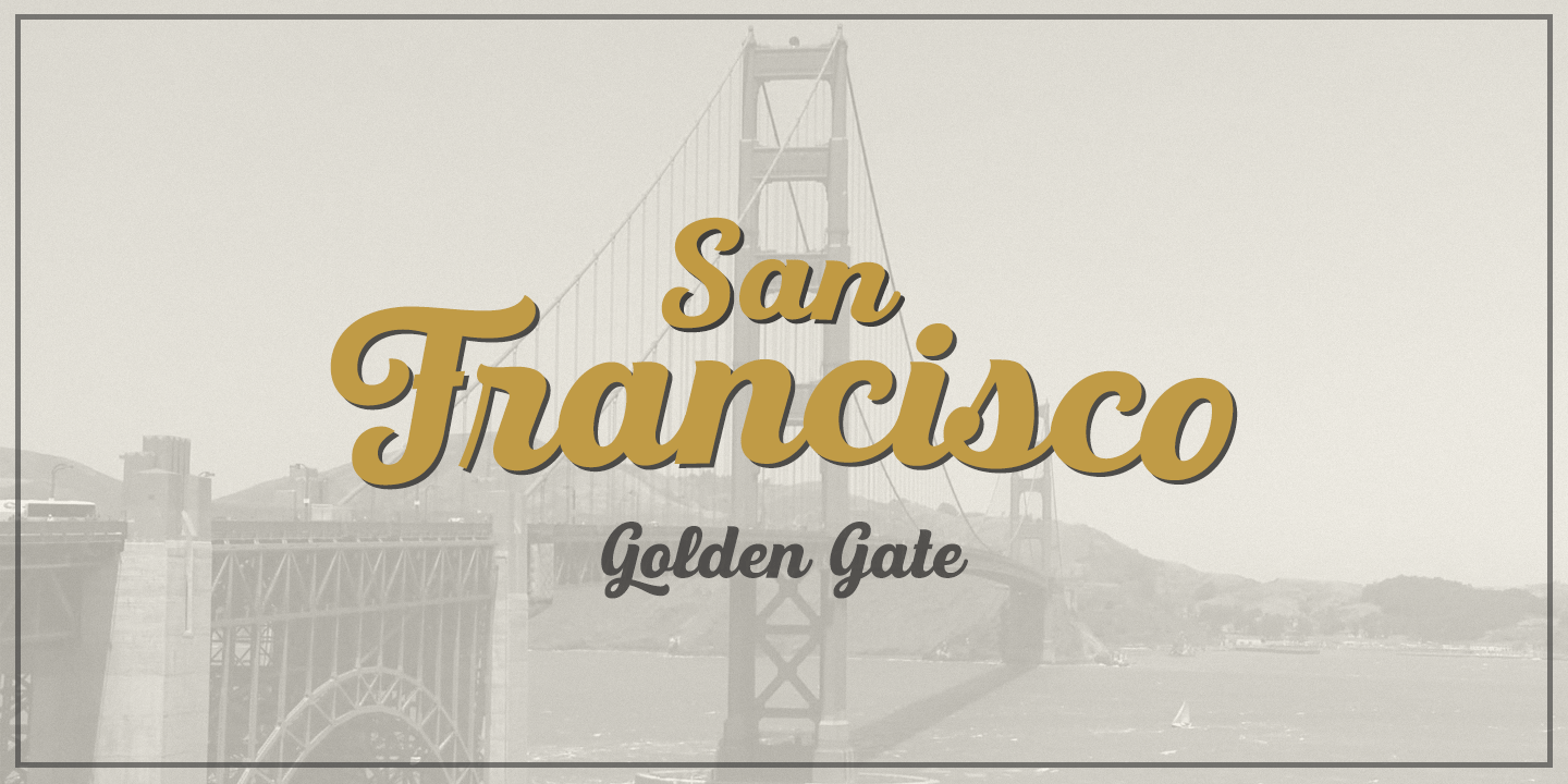 UT Triumph Script Font Poster #1