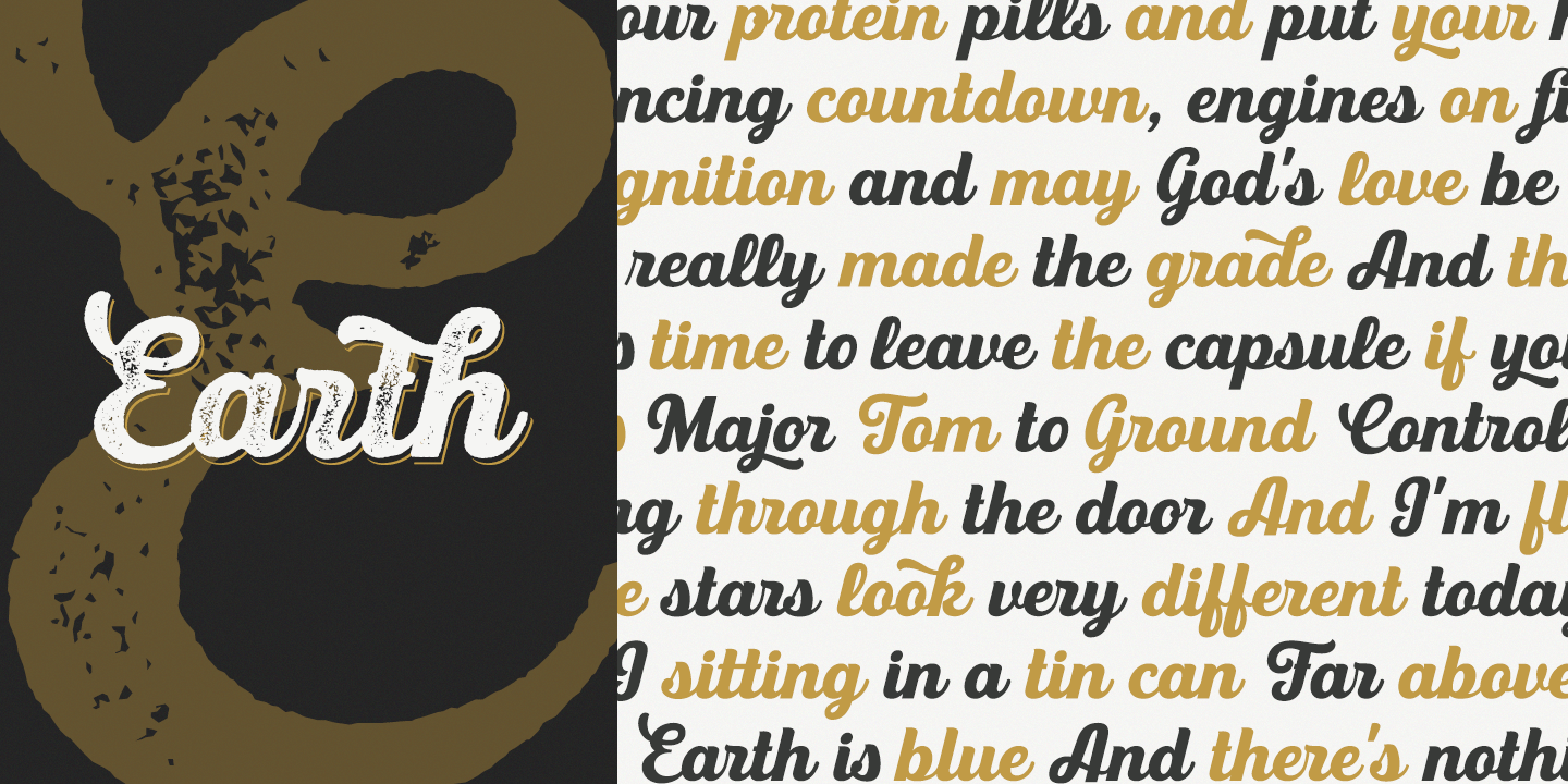 UT Triumph Script Font Poster #1